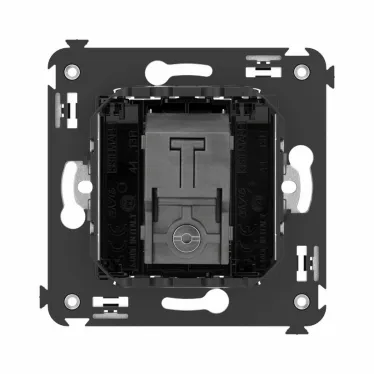 Avanti Розетка TV оконечная в стену, Черный квадрат