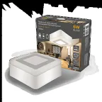 Светильник светодиодный ДБО 6 Вт 350 лм 3000К Белый IP20 105х105х40мм Алюминий Backlight Gauss