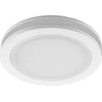 Светильник светодиодный ДВО-7w 4000K 560Лм с белой светодиодной подсветкой белый