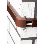 Угол внешний (25х25) (4 шт) Plast под темное дерево