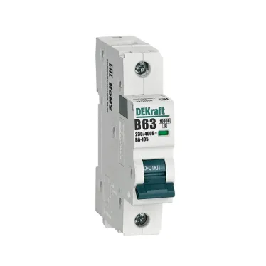 Выключатель автоматический 1P кривая B 50A 10кА ВА-105