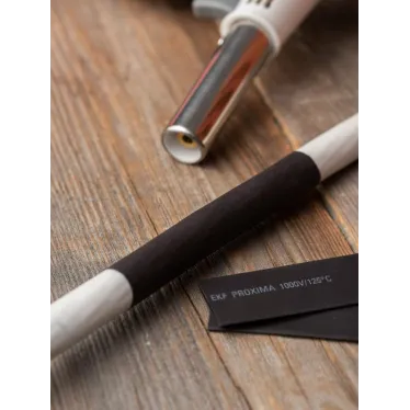 Трубка термоусаживаемая ТУТ нг 16/8 черная рулон PROxima