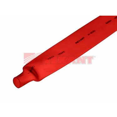 Термоусаживаемая трубка 20,0 10,0 мм, красная, упаковка 10 шт. по 1 м, REXANT