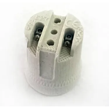 Пкр27-04-К43 Патрон подвесной керамический, Е27 (200 шт), стикер на изделии, IEK