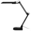 Светильник настольный с лампой PL на струбцине и с основанием черный NL-202-G23-11W-BK ЭРА