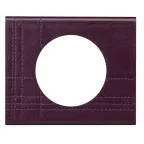 Рамка, однопостовая, кожа пурпур