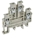 Колодка клеммная CTS-ML 2 ур. 4мм2 серая IEK