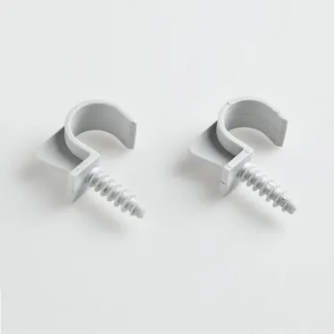 Крепеж-клипса универсальная для трубы 16мм (пластм.)