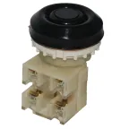 Выключатель кнопочный ВК30-10-02110-54 У2, черный, 2р, цилиндр, IP54, 10А. 660В