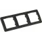 MASTER Рамка на 3 поста, черный