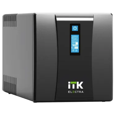 Источник бесперебойного питания Line-interactive 2000 ВА/1200 Вт, фаза 1/1, LCD дисплей, с АКБ 2х9AH, USB, Schuko