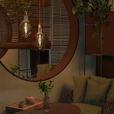 Лампа светодиодная LED Filament BT180 E27 8.5W Gray 165lm 1800K 1/2 | 152802005 | Gauss