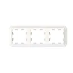 ATLASDESIGN ANTIQUE 3-постовая рамка, универсальная, ЖЕМЧУГ