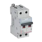 Выключатель автоматический двухполюсный 4А C DX3-E 6kA/6kА