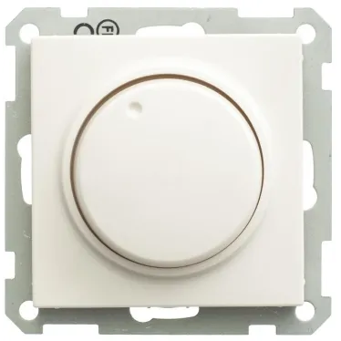 Диммер поворотный 300ВТ механизм слоновая кость