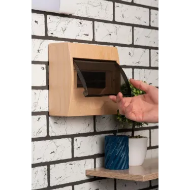 Щит распределительный навесной ЩРн-П-10 IP41 светлое дерево