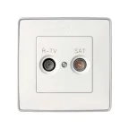 Накладка на 75466-, 75467-, 75468-69, S82,82N, белый