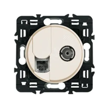 Celiane Сл. кость Накладка блока комп. + TV розетки | 066234 | Legrand