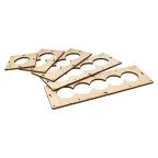 Комплект шаблонов для подрозетников диаметром 72 мм Expert