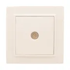 Розетка TV одноместная СП бежевый 75Ом 5-862МГц Минск