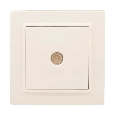 Розетка TV одноместная СП бежевый 75Ом 5-862МГц Минск