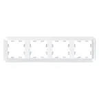 ATLASDESIGN ANTIQUE 4-постовая рамка, универсальная, БЕЛЫЙ