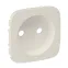 Valena ALLURE Лицевая панель силовой розетки 2К Слоновая кость