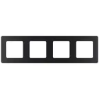Рамка 4 поста INSPIRIA антрацит