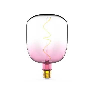 Лампа светодиодная LED Filament Flexible V140-DC Pink-Clear E27 5W 200lm 1800K 140*200mm 1/6 | 1010802105 | Gauss