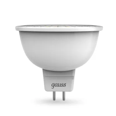 Лампа светодиодная LED 5Вт GU5.3-dim 220В 3000К MR16 диммируемая | 101505105-D | Gauss