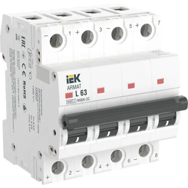 ARMAT Автоматический выключатель M06N-DC 4P L 63А IEK