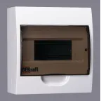 Щит распределительный навесной ЩРн-П-8 IP41 пластиковый прозрачная дверь