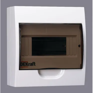 Щит распределительный навесной ЩРн-П-8 IP41 пластиковый прозрачная дверь