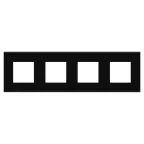 Avanti Рамка ARTLEBEDEV Черный квадрат 8 модульная