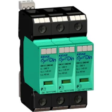 Ограничитель импульсных перенапряжений (УЗИП) OptiDin OM-II-3-750/30/R