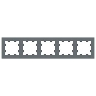 Рамка пятипостовая ATLASDESIGN универсальная грифель