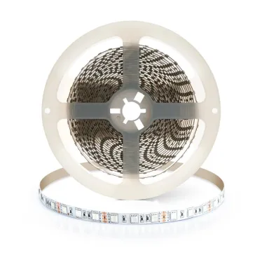 Лента светодиодная LEDх60/м 5м 14.4w/m 12в RGB