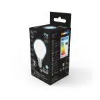 Лампа светодиодная Filament Шар 9W 610lm 4100К Е14 milky LED 1/10/50 | 105201209 | Gauss