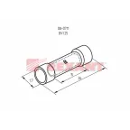 Гильза соединительная изолир L-26 мм 0.5-1.5 кв мм (ГСИ 1.5 ГСИ 0,5-1,5) красная, REXANT