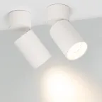 Светильник SP-POLO-SURFACE-FLAP-R85-15W Warm3000 (WH-WH, 40 deg) | 027552 | Arlight