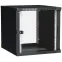 Шкаф LINEA WE 12U 600x600мм дверь стекло черный