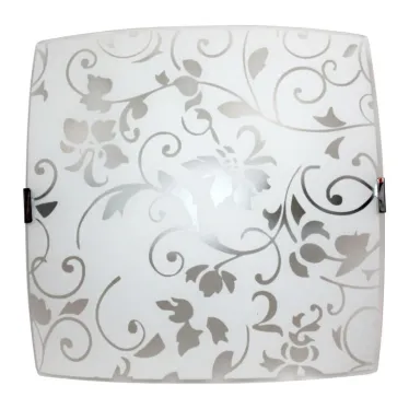 Светильник НПБ-09-60-003 Эрика 300х300 матовый белый клипсы штамп индивидуальная упаковка