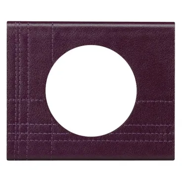 Рамка, однопостовая, кожа пурпур
