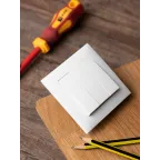 Валенсия Выключатель 3-кл. 10А белый