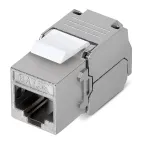 Модуль Keystone Jack RJ-45(8P8C) FTP экранированный CAT 5e тип 180град самозажимной