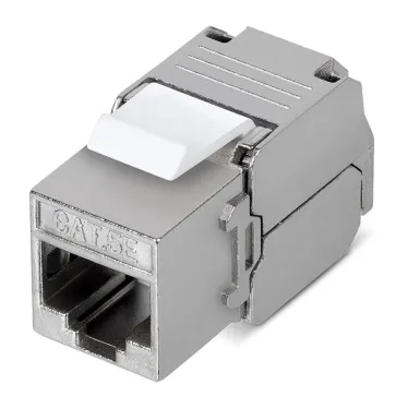 Модуль Keystone Jack RJ-45(8P8C) FTP экранированный CAT 5e тип 180град самозажимной