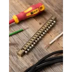 Шина PEN ноль-земля 6х9мм 16 отверстий латунь крепеж по краям PROxima