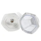 Светильник садово-парковый 6гран белый настенный вниз E27 IP44(У1) НБУ 07-40-004 Дели 3 (8/96)