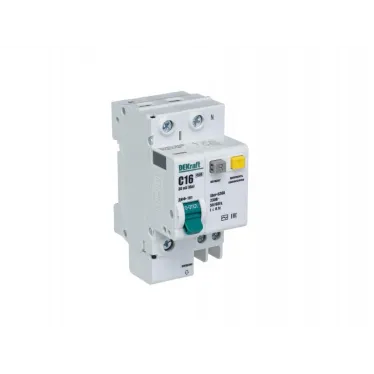 Выключатель автоматический дифференциальный АВДТ 1п+N 16А 30мА С ДИФ-101 4.5кА DEKraft