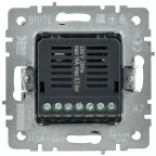 BRITE Термостат электронный с индикацией ТС10-1-БрА алюминий IEK